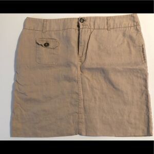 Cynthia
Rowley Linen Skirt 10 
